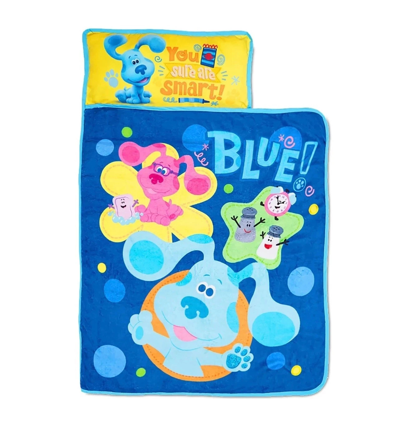NEW Nickelodeon Blue’s Clues & You Nap Mat w/ Built-In Blanket & Pillow