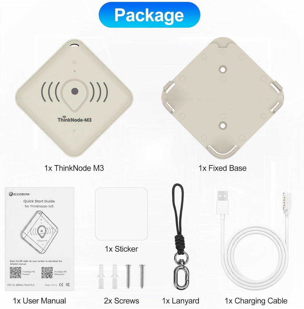 Meshtastic GPS WiFi Bluetooth LoRa Card Tracker High Precision Location Tracker