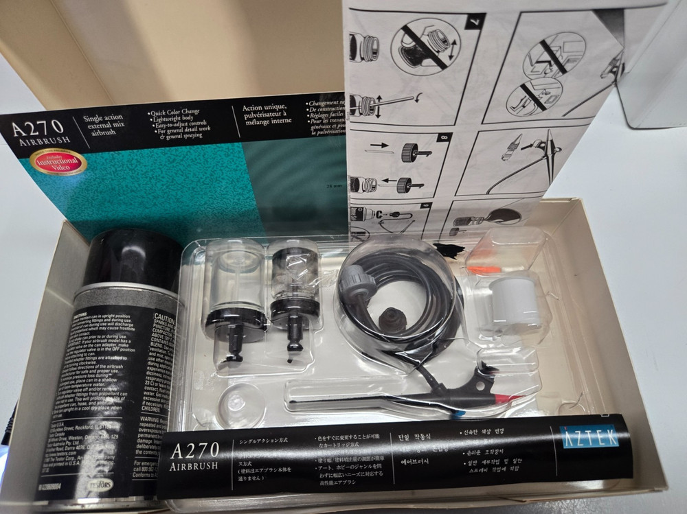 Testors AZTEK A270 Airbrush Kit