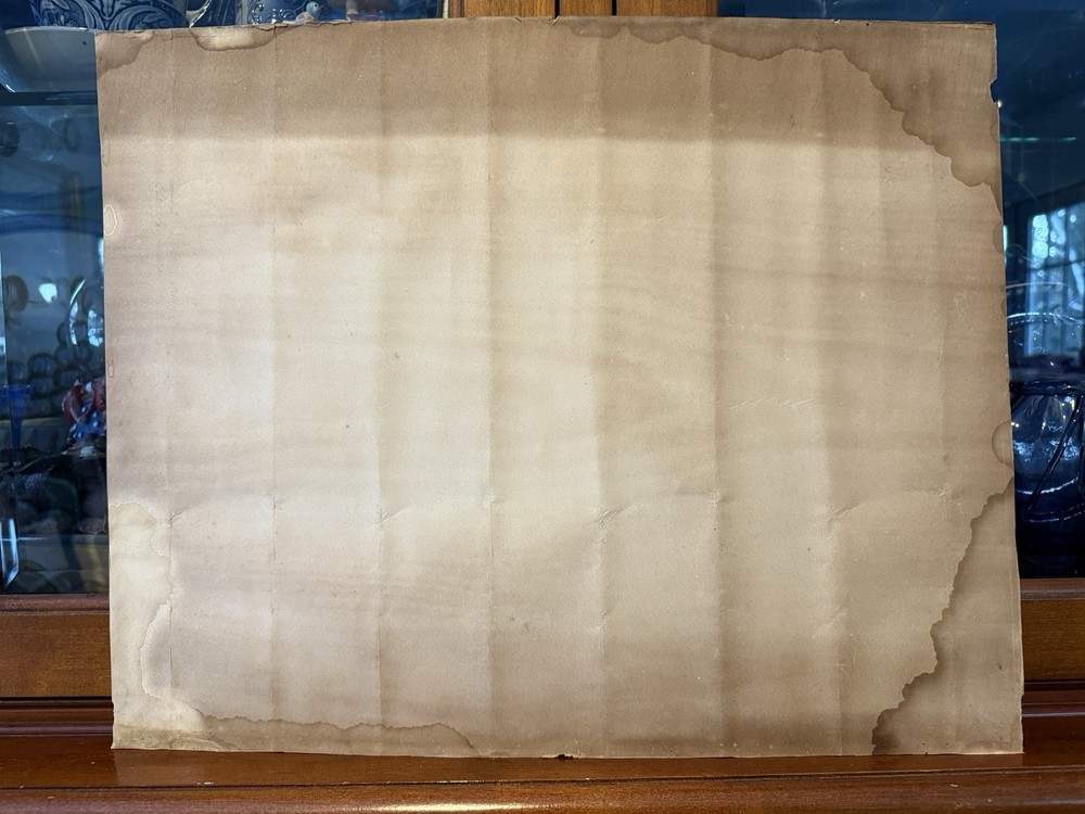 Civil War Blank Recognition Sheet 1860s