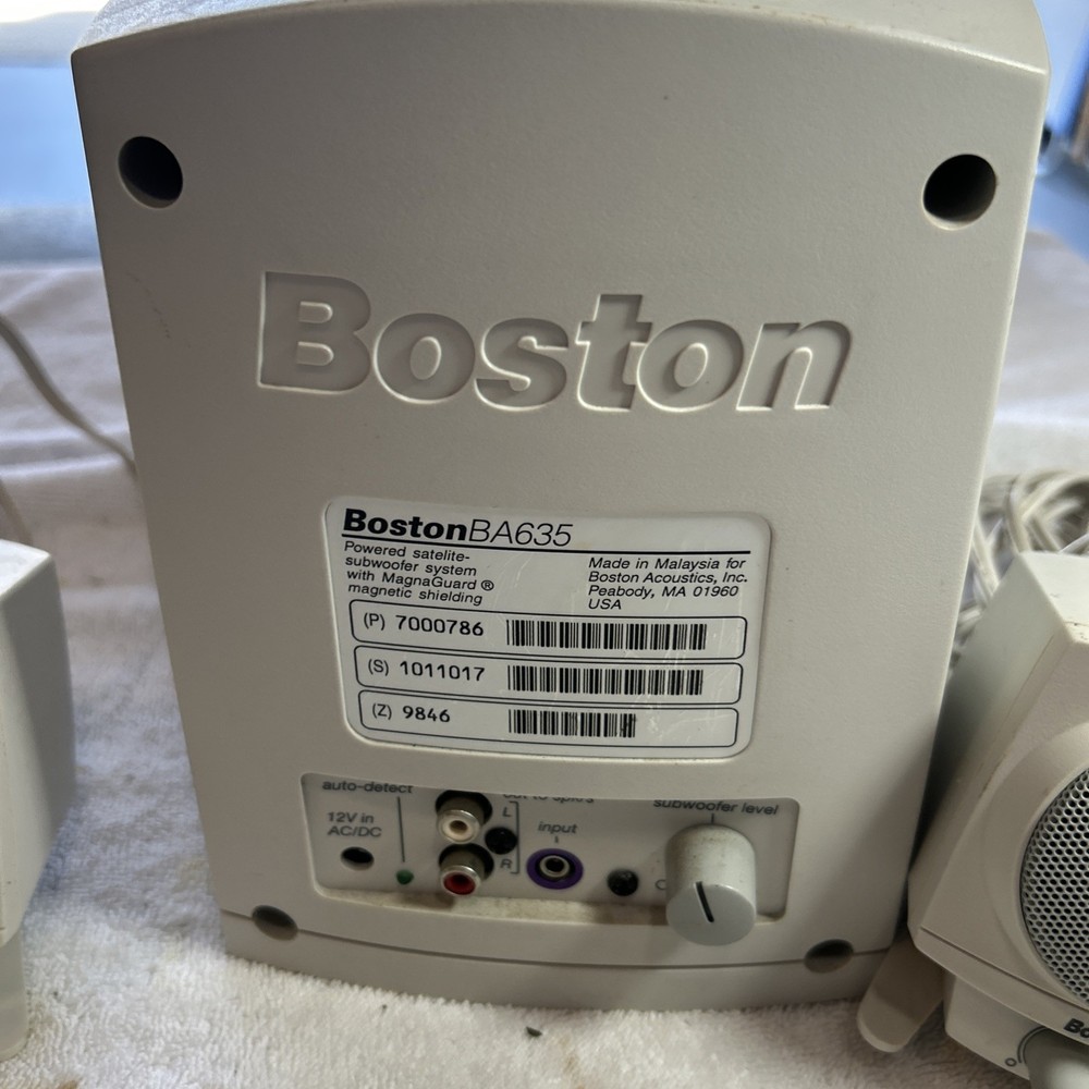 Boston Acoustics BA635 Computer Speakers Subwoofer System