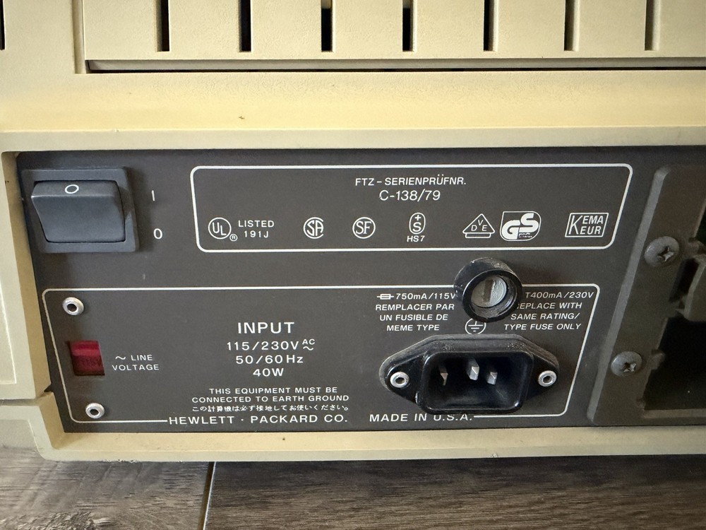 HP Hewlett Packard 85B Computer