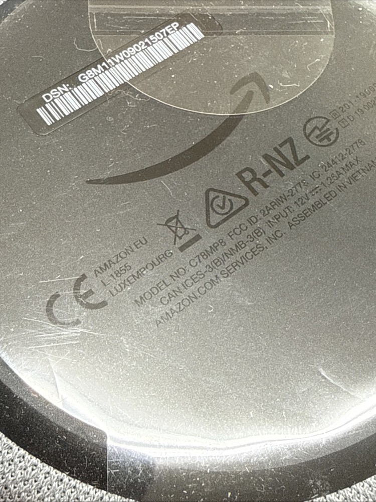 Amazon Echo Dot 3rd Gen Smart Speaker Heather Gray C78MP8 - Unit only