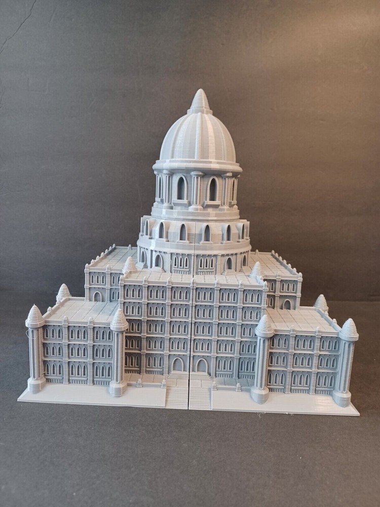 Gothic Imperial Senate Building, Tabletop Wargame Terrain Battletech