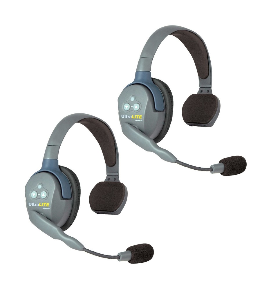 EARTEC UL2S UltraLITE Full Duplex Wireless Headset Communication for 2 Users ...
