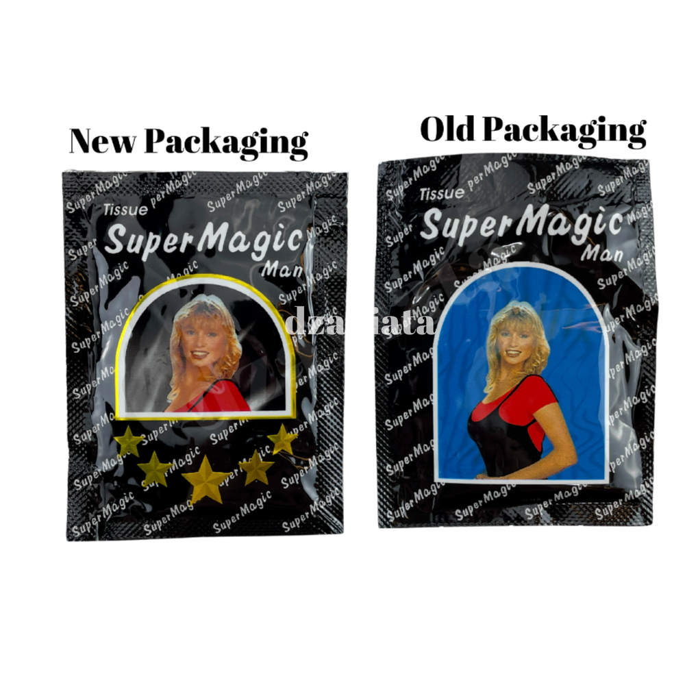 3 Boxes Tissue Super Magic Man Plus Antiseptic for Long Sex & Delay Ejaculation