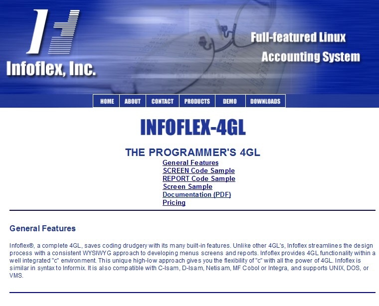 Infoflex-4GL Linux development license (Informix Compatable & unlimited users)