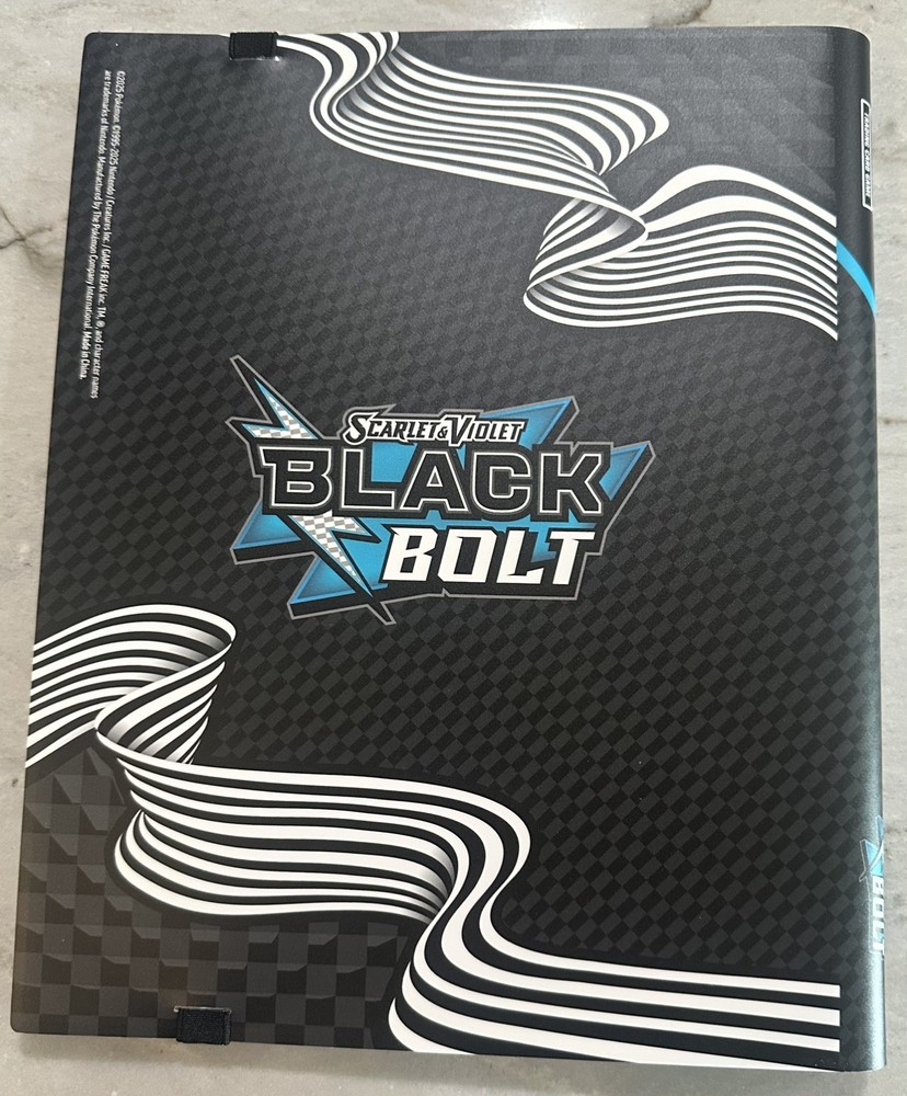 Pokémon TCG Black Bolt BINDER ONLY