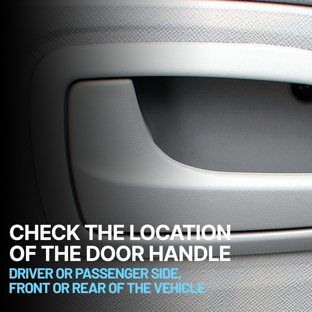 Interior Door Handle For 94-2004 Ford Mustang Front, Driver Side Black Plastic