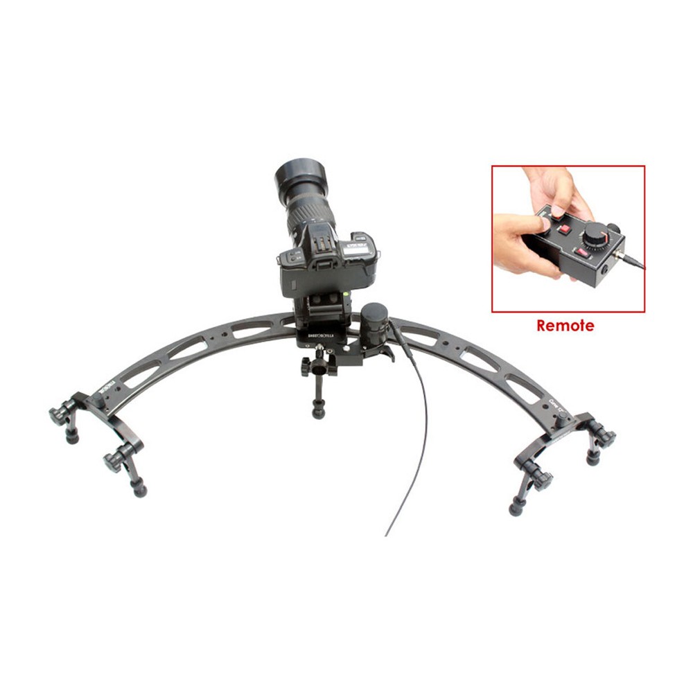 SHOOTVILLA MOTORIZED CURVE 120° SLIDER WITH MOTION CONTROL SYSTEM FOR DV CAMERA