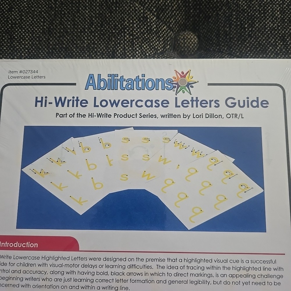 Abilitations Hi-Write Alphabet Paper, Lowercase, 100 Sheets
