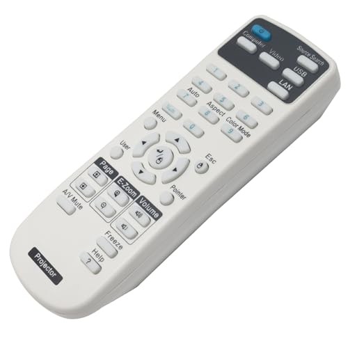Replace Projector Remote Control fit for Epson Projector, Home Cinema,
