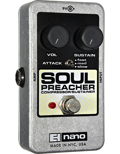 Electro-Harmonix SOUL PREACHER Compressor/Sustainer Pedal