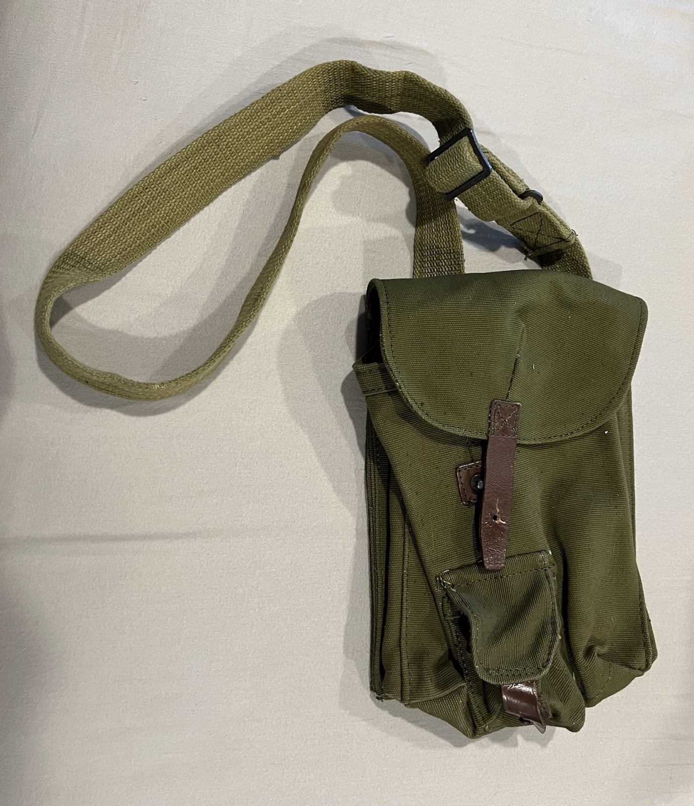 🇹🇩 Romanian Pouch 7.62X39 5.45x39 Canvas Magazine W Shoulder Strap 4-cell Long