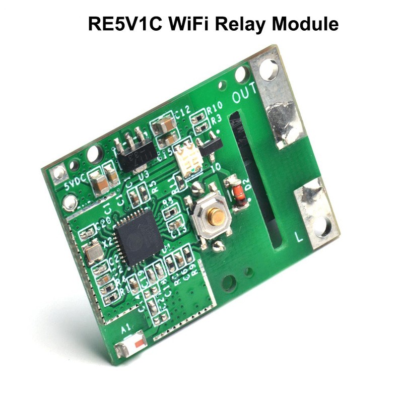 RE5V1C 5V WIFI 10A Inching/Selflock Relay Module PCB DIY Board Remote Control