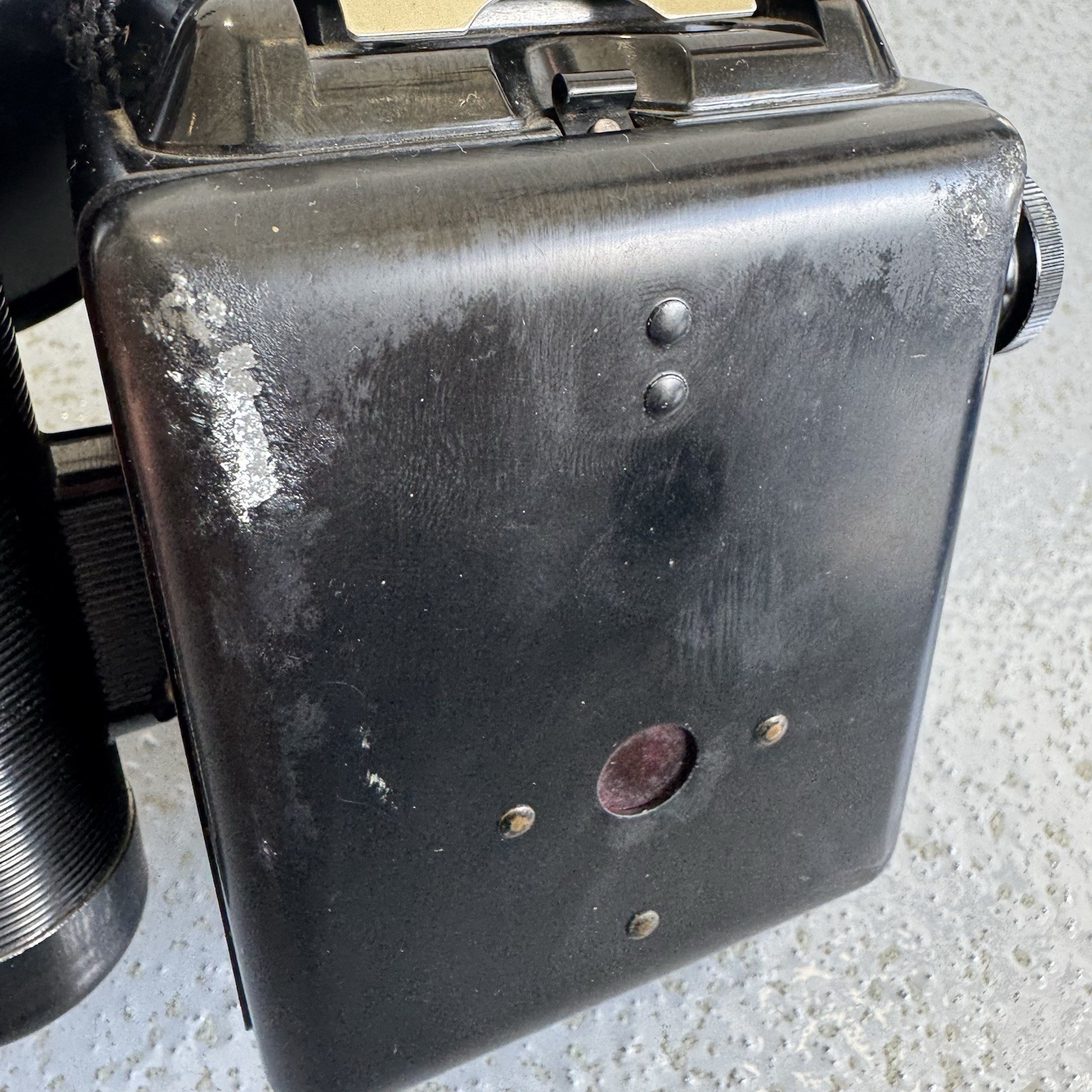 Vintage Argus Super 75 Camera Bundle, UNTESTED Leather Case, Flash, Bulbs, Film