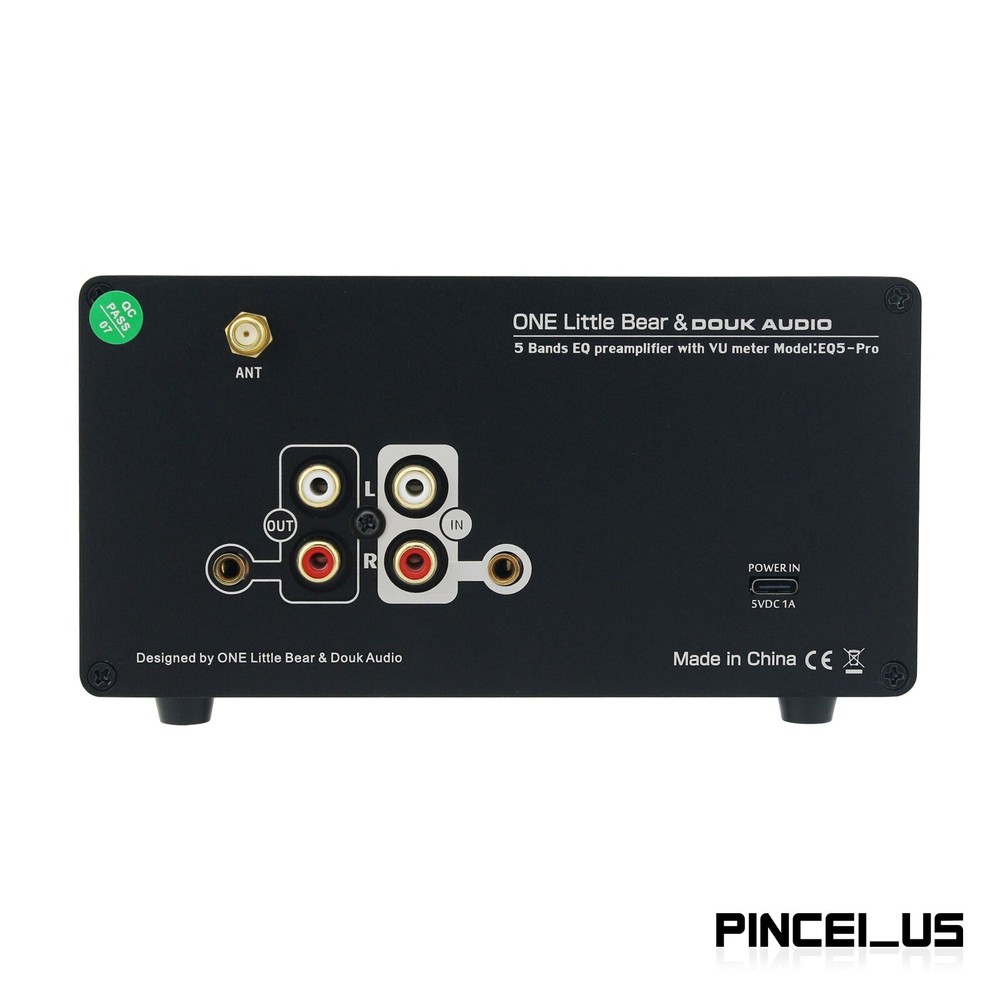 EQ5-PRO 5 Bands 0.5W EQ Equalizer Bluetooth 5.0 EQ Preamplifier Audio Processor