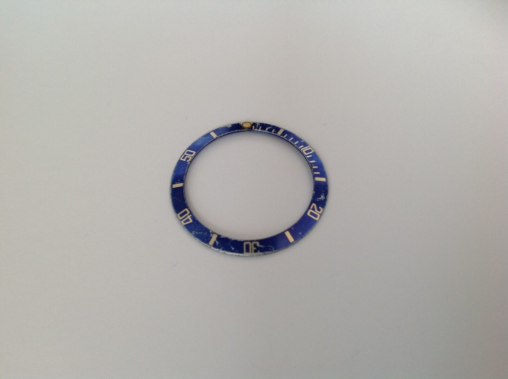 GENUINE ROLEX SUBMARINER BLUE BEZEL INSERT