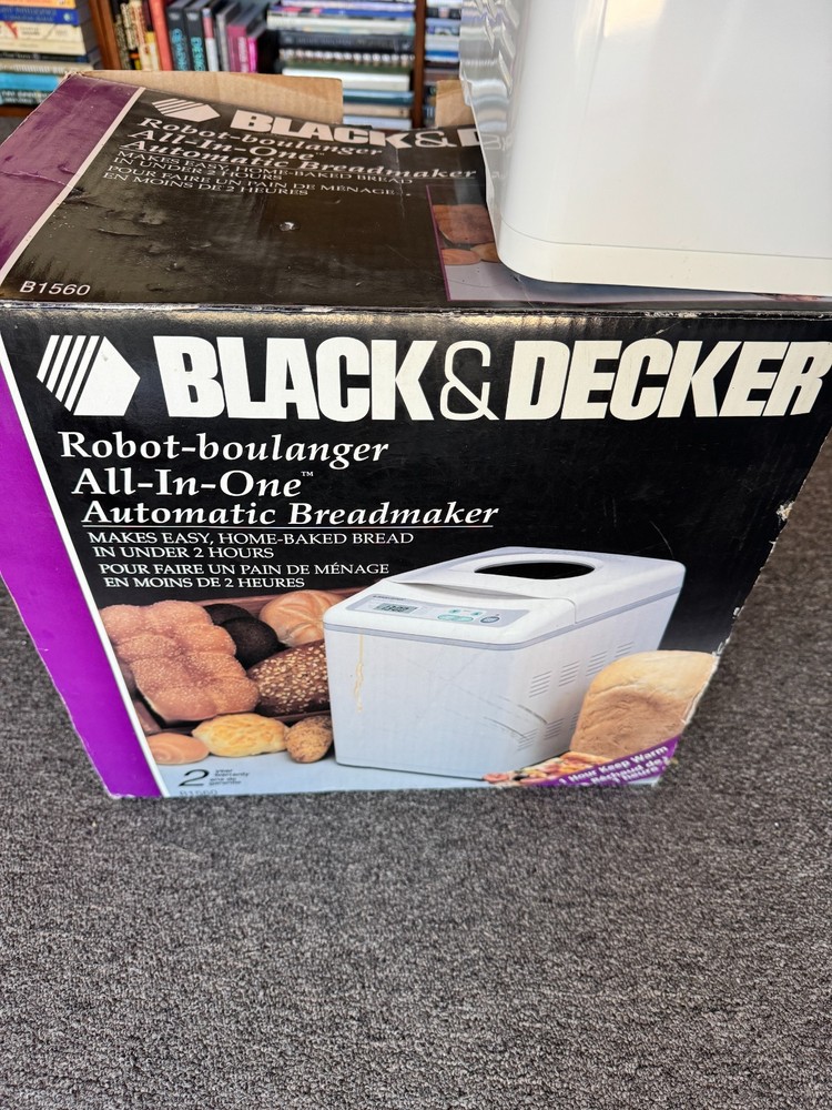 Black & Decker Model B1560 All-In-One Deluxe Automatic Breadmaker Tested