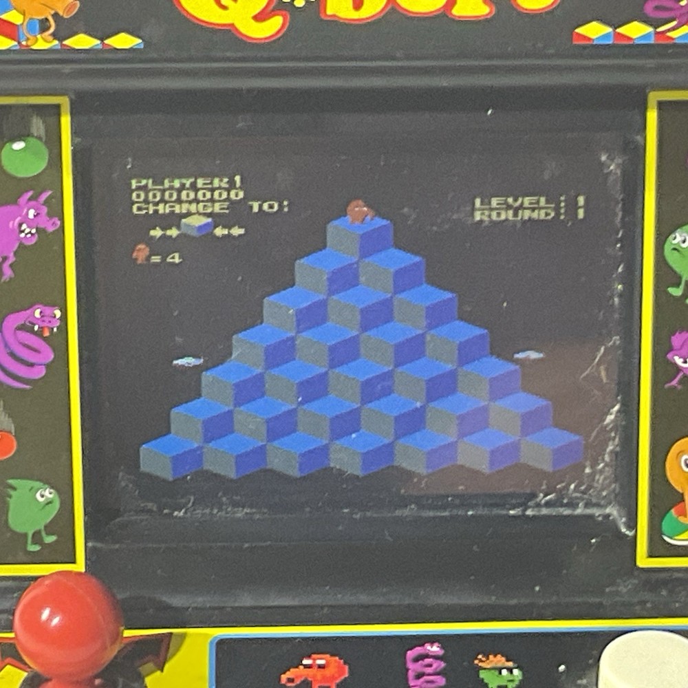 Q Bert Mini Arcade Game 2016 Miniature