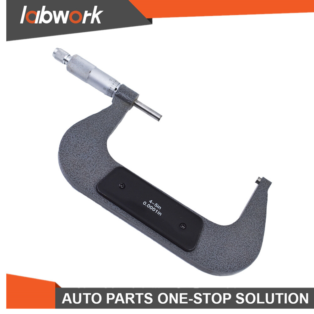 Labwork Precision Outside Micrometer 4 Inch - 5 Inch Precision Carbide Tipped