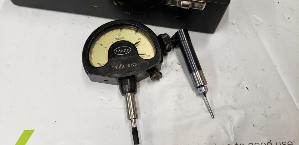 Mahr Millimess Intramess .07"-.16" Dial Indicator Set, MISSING .08 & .10"