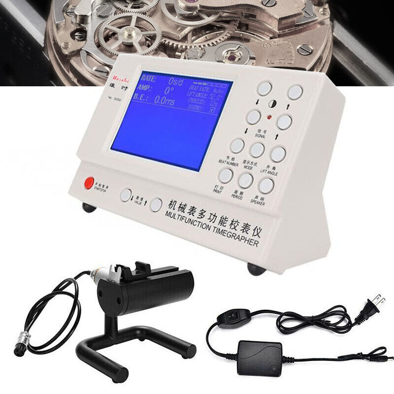 Mechanical Watch Timing Tester Timegrapher Multifunction Machine Tool MTG-3000