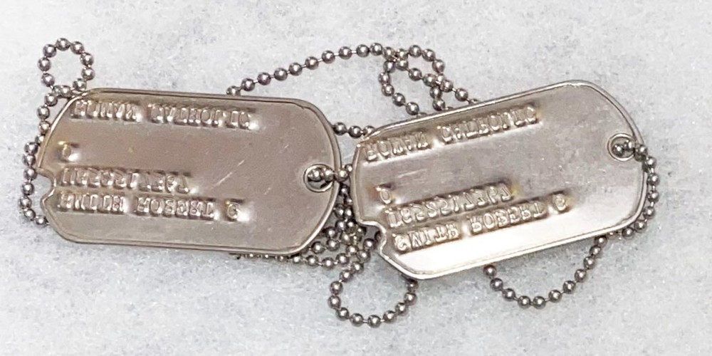 Robert Smith Dog Tag Set