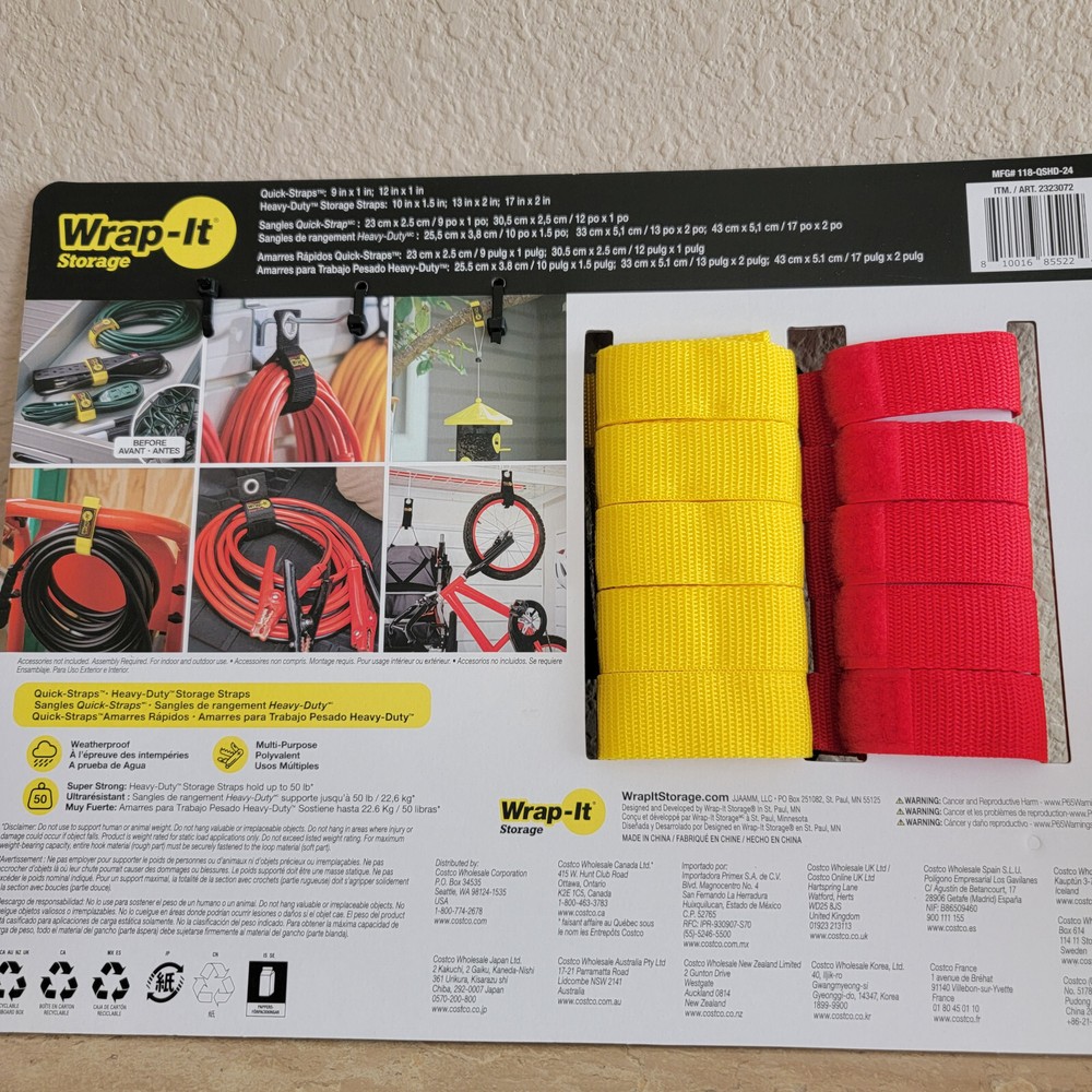 Wrap-It Storage Straps 18-piece Set