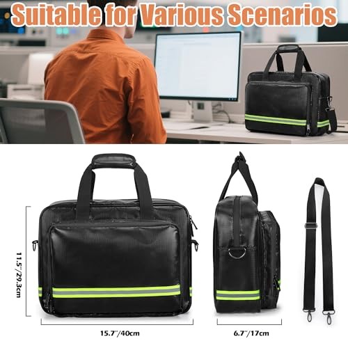 Fireproof Document Bag with Accordion File Organizer, Fireproof Document Safe