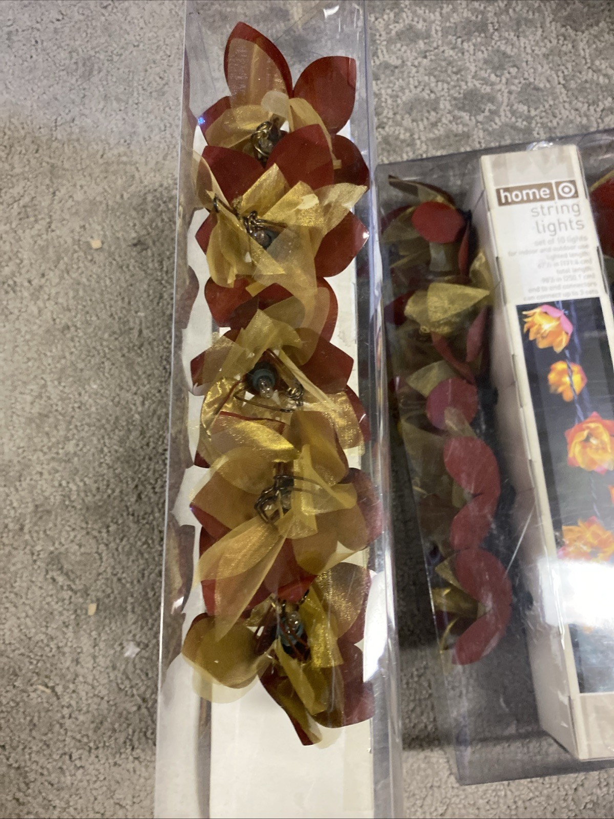 2 Sets Indoor-Outdoor Flower String Lights for Patio