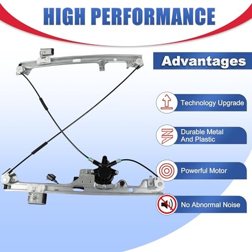 741-645 Front Right Passenger Side Power Window Regulator and Front Right Side