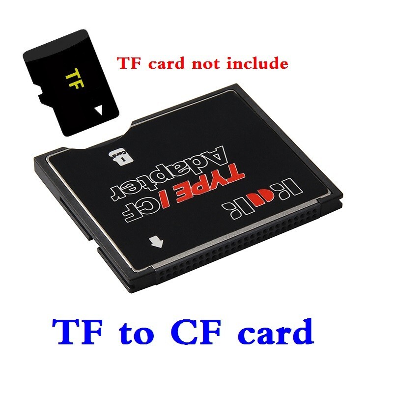 Micro SD TF to CF Card ADAPTER MMC SDHC SDXC COMPACT FLASH TYPE I UDMA
