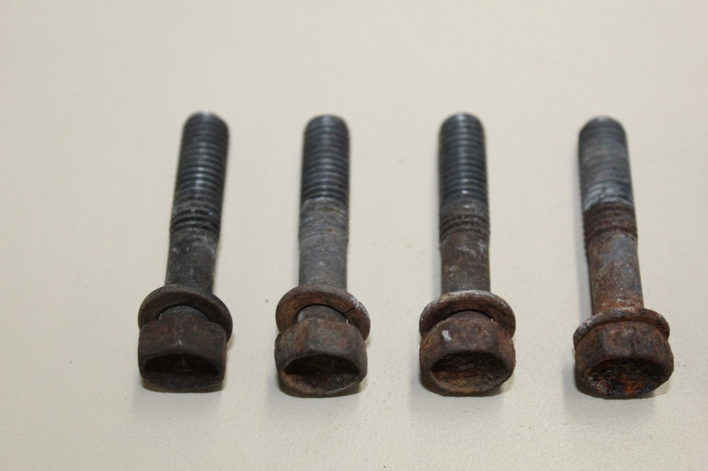 1985 Suzuki GS700ES OEM EXHAUST HEADER BOLTS & MISC HARDWARE