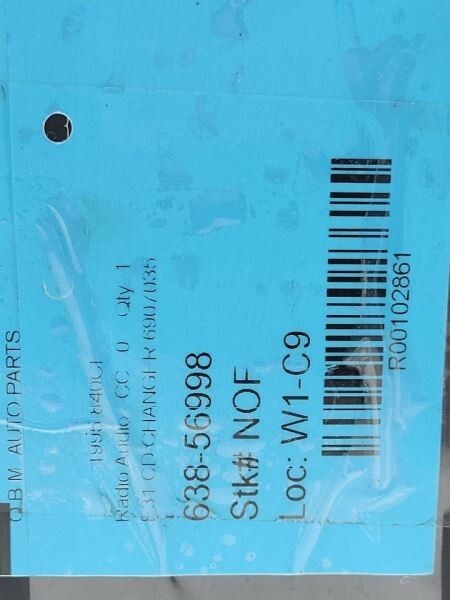 BMW E31 E38 CD Changer - 8375537 - 6907035 - 4103918