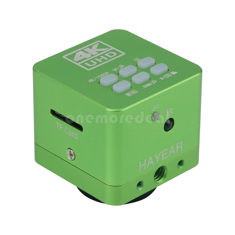 4K 41MP HDMI-Fit USB Digital Video Microscope Camera Adjustable 150X C Mount