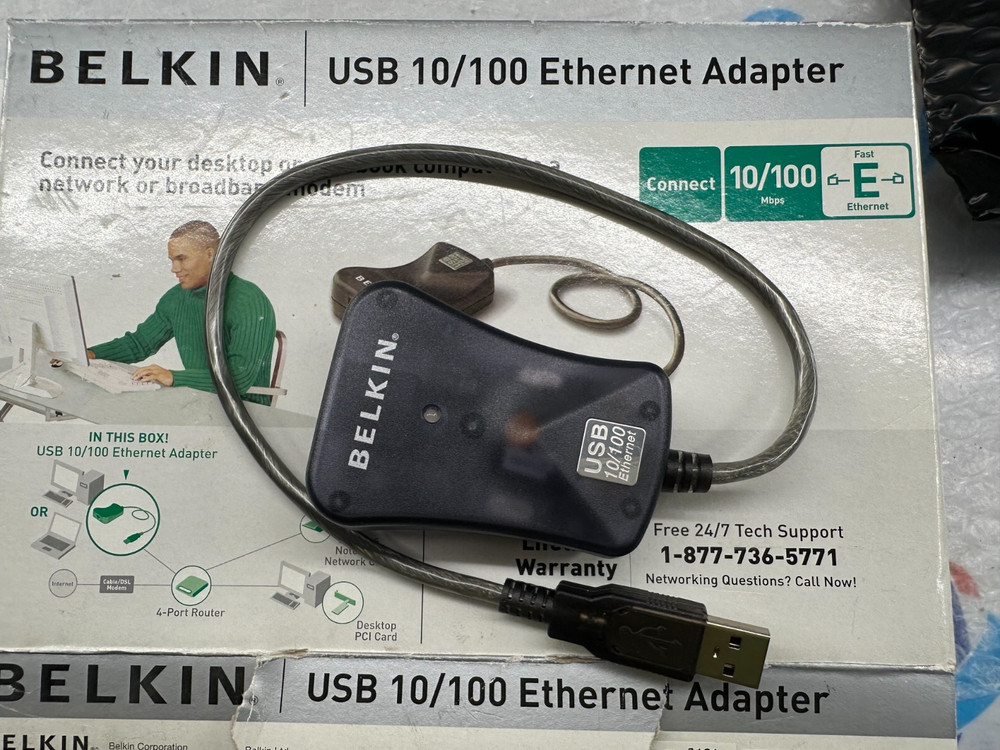 Belkin F5D5050 USB 10/100 Ethernet Adapters + Software