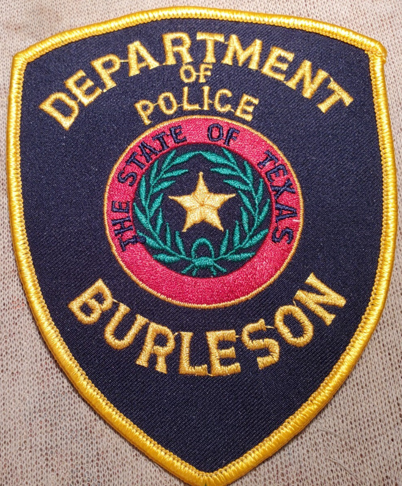 TX Burleson Texas Police Patch