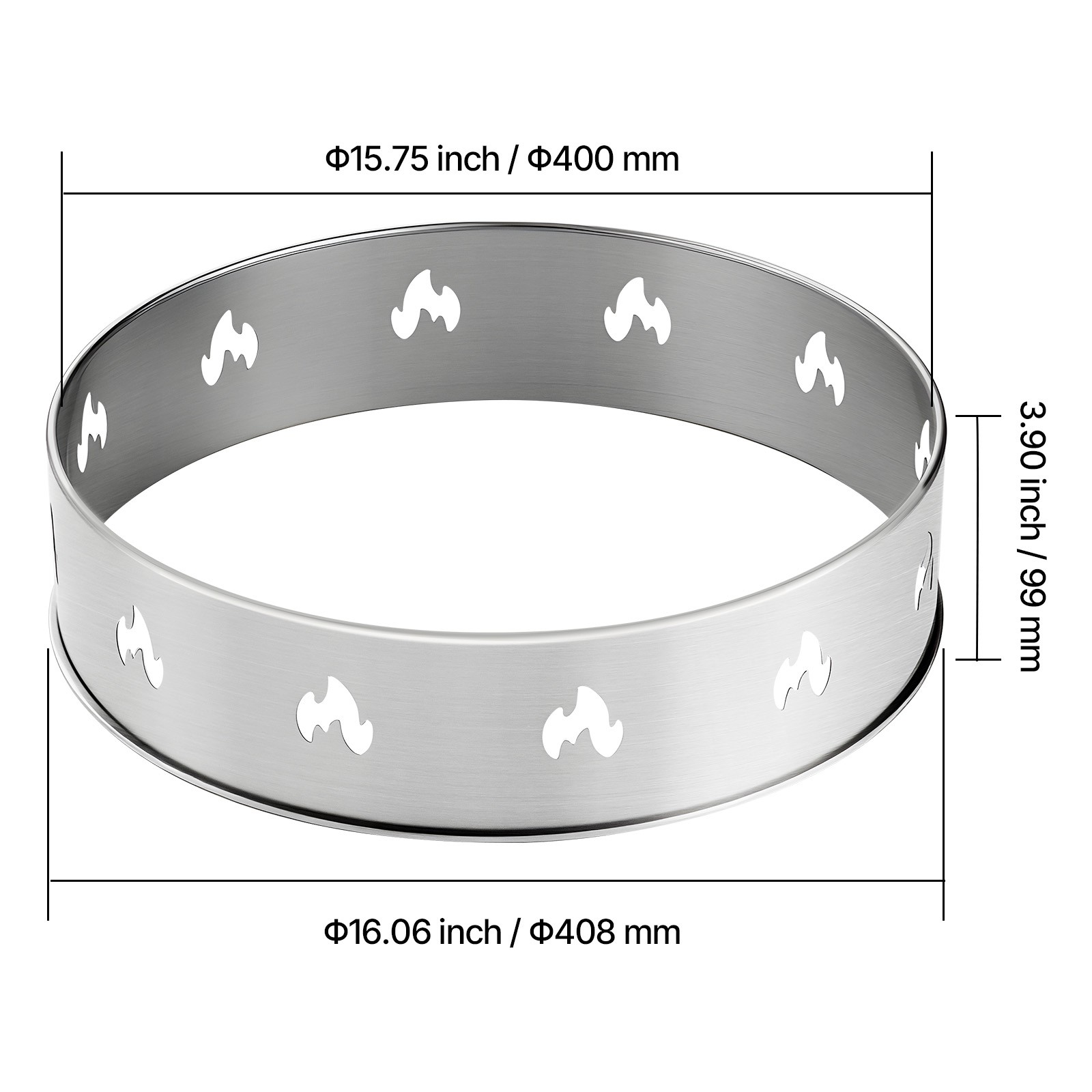 Fire Pit Stand for Solo Stove Bonfire 19.5 Inch Smokeless Fire Pit Ring