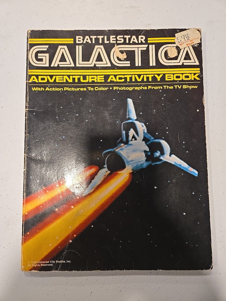 Battlestar Galactica 1978 Adventure Activity Book