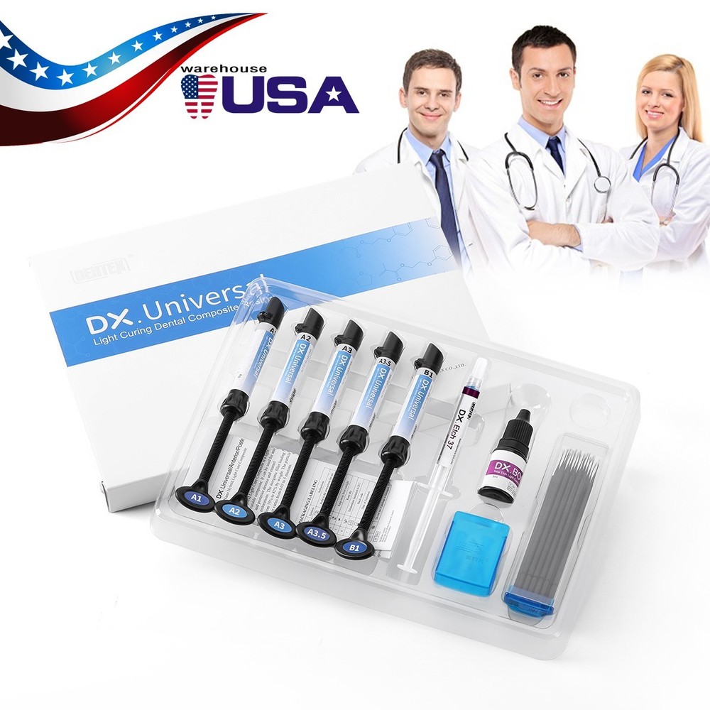 Dental Light Cure Composite Resin Brackets Bonding Adhesive /Curing Light Lamp
