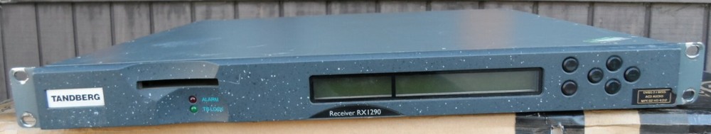 Tandberg  Ericsson RX1290 DVB-S/S2/ASI  IRD SAT RECEIVER DECODER AllLicenses1