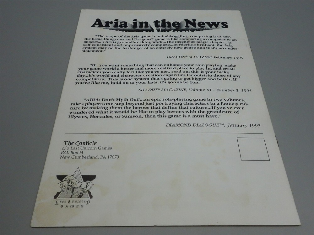The Canticle: Issue # 1 Premier Issue