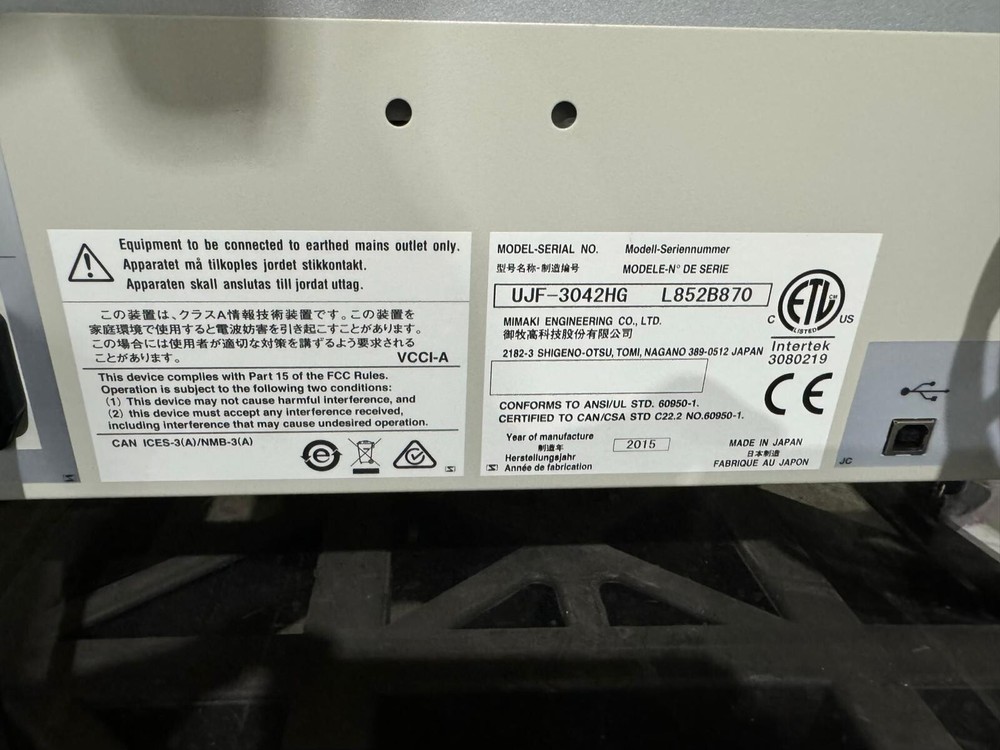 Mimaki UV Printer UJF-3042HG