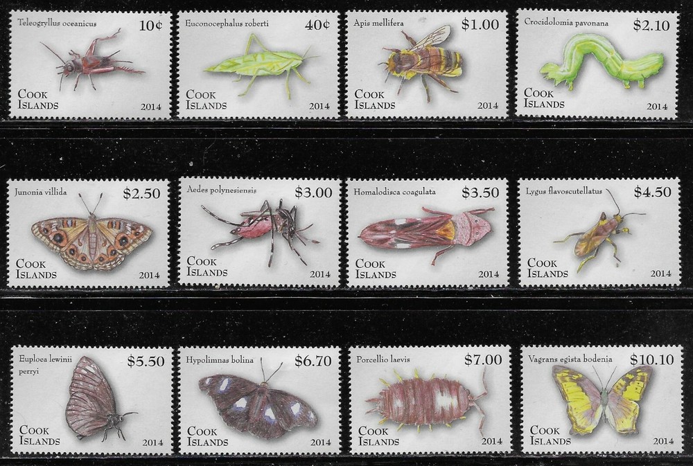 Cook Islands Scott #'s 1503a-l MNH