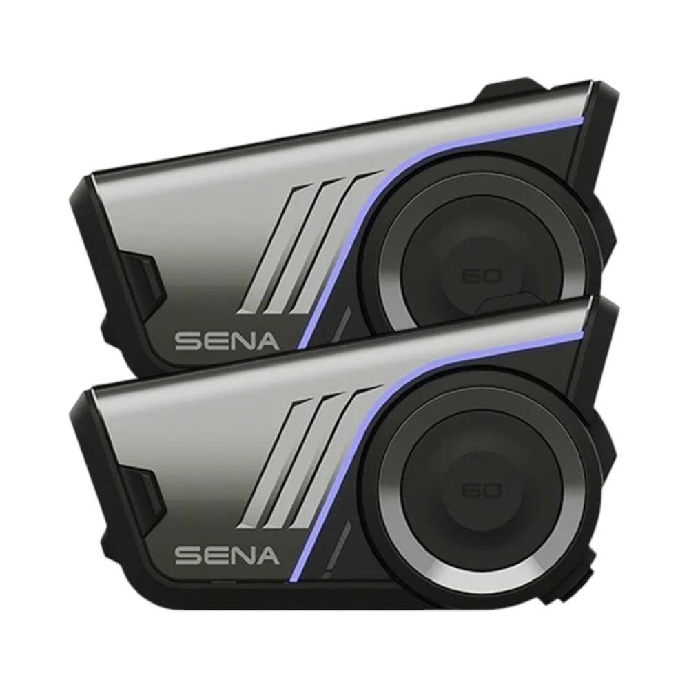 Sena 60S Dual Pack Motorcycle Helmet Bluetooth Communication System Intercom