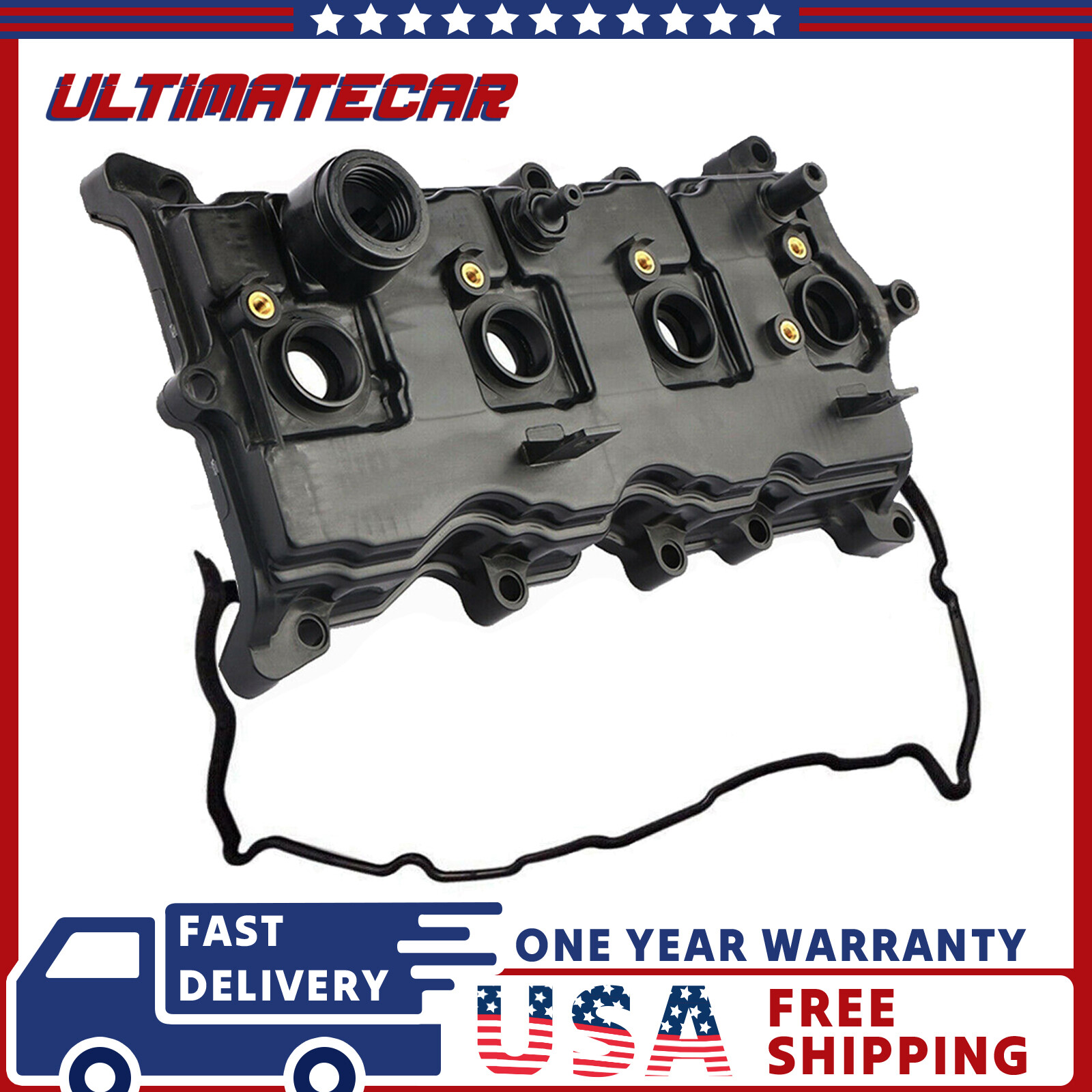 Engine Valve Cover W/ Gasket For 2007-2012 Nissan Altima Sentra 2.5L 13270JA00A