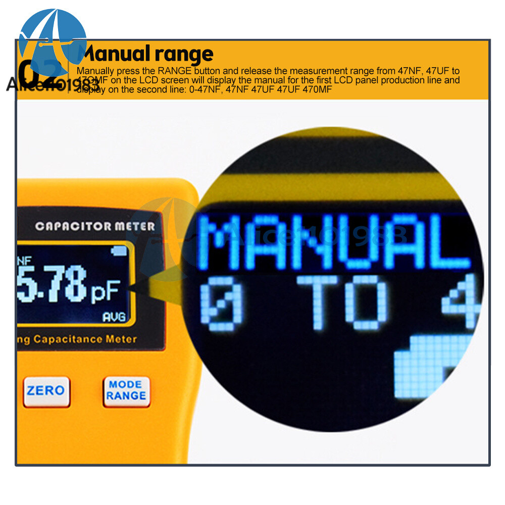 M6013 LCD High-precision Capacitor Meter For Capacitance Resistance Measurement