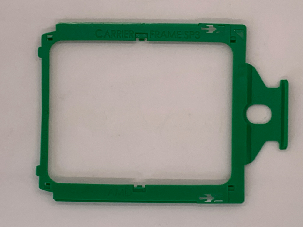 AMD EPYC THREADRIPPER SP3 TR4 TRX4 Socket green CPU frame Tray Carrier