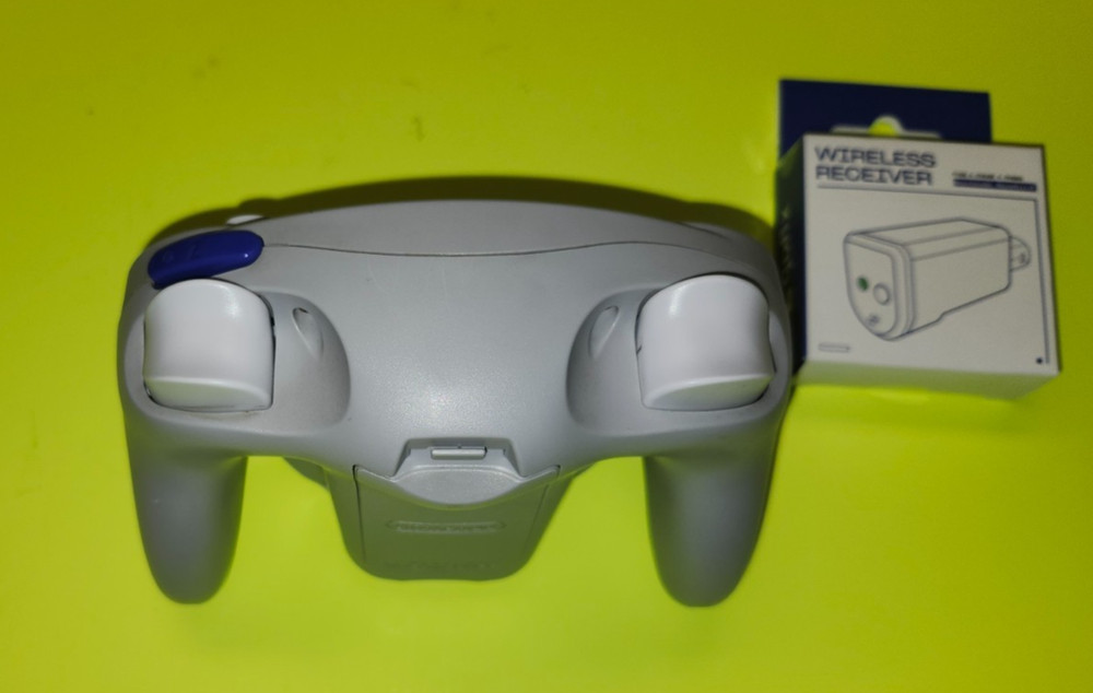 Nintendo GameCube WaveBird Wireless Controller w/ Receiver –Gray Tested